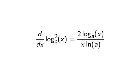 derivative of log2 x