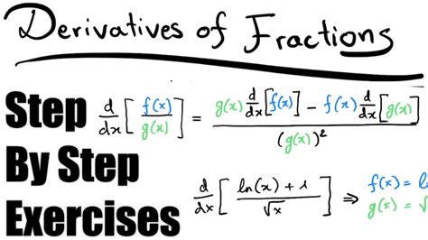 derivatives of a fraction