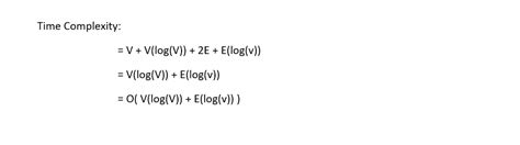 derive time complexity of prim's algorithm
