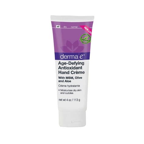 DERMA E AgeDefying Antioxidant Hand Cream Skin Care