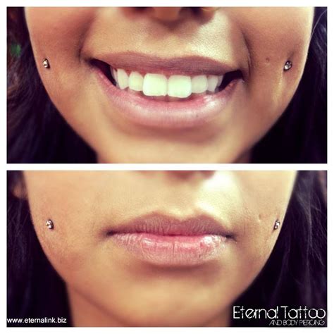 Dermal Cheek Piercing
