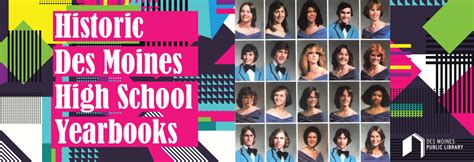 des moines library yearbooks