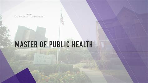 des moines university public health