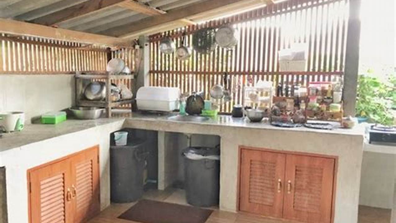 Tips Membangun Desain Dapur Sederhana di Kampung