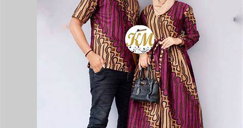 Desain Gamis Couple Batik