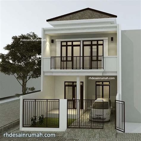 Desain Rumah 2 Lantai Minimalis 6X20 KiaMedia