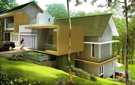 Desain Rumah Sederhana Di Tanah Miring