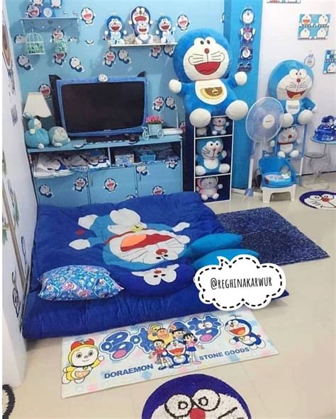 Hiasan Kamar Tidur Doraemon / Karpet ini terbuat dari bahan