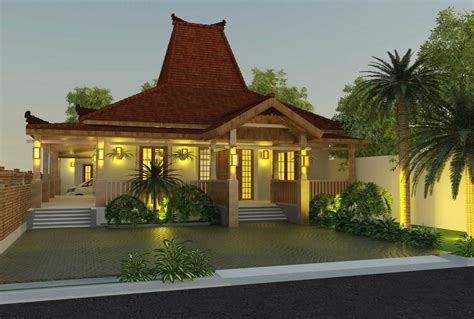 Desain Denah Rumah Jawa Bambu Denahose