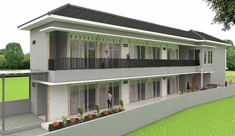 Desain Rumah Kost Minimalis 2 Lantai Dan Biaya | Huniankini