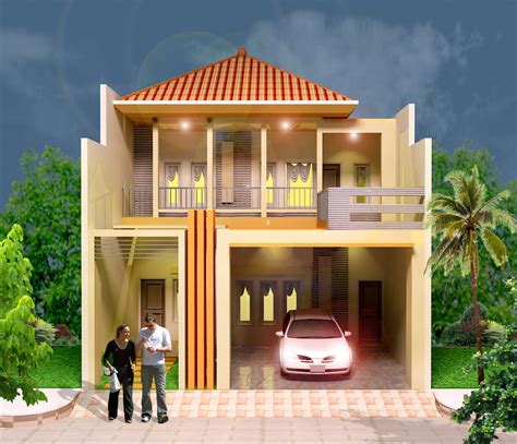 Desain Rumah Minimalis 2 Lantai + Interior (3 Dimensi) YouTube