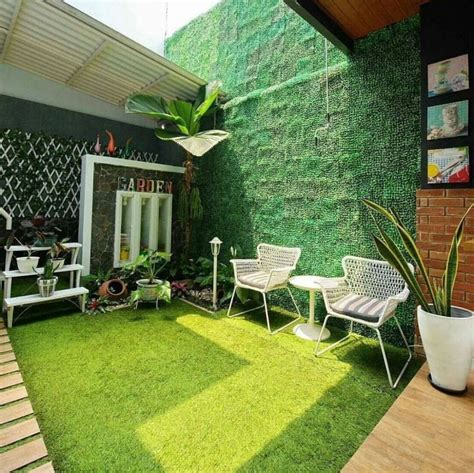 Desain Rumah Minimalis Dengan Taman Di Tengah Download Wallpaper