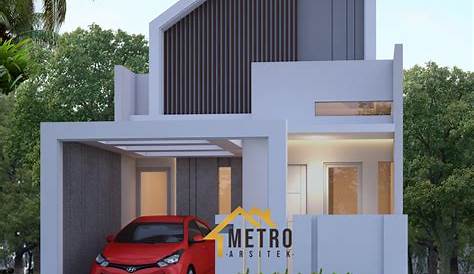 Contoh Gambar Rumah Minimalis - 2 lantai | Simple house design, House