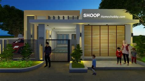 Desain rumah 4x6 2 lantai Lengkap dengan Kios untuk usaha gan YouTube