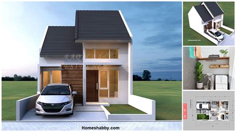 Desain Rumah Minimalis Type 36 Denah rumah kecil, Denah desain rumah