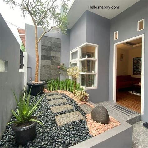 Desain Rumah Sederhana dengan Taman