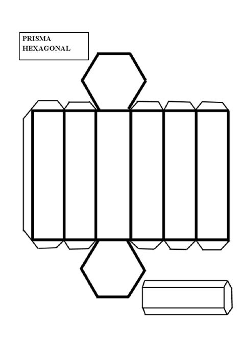 Desarrollo Plano De Un Prisma Hexagonal godas