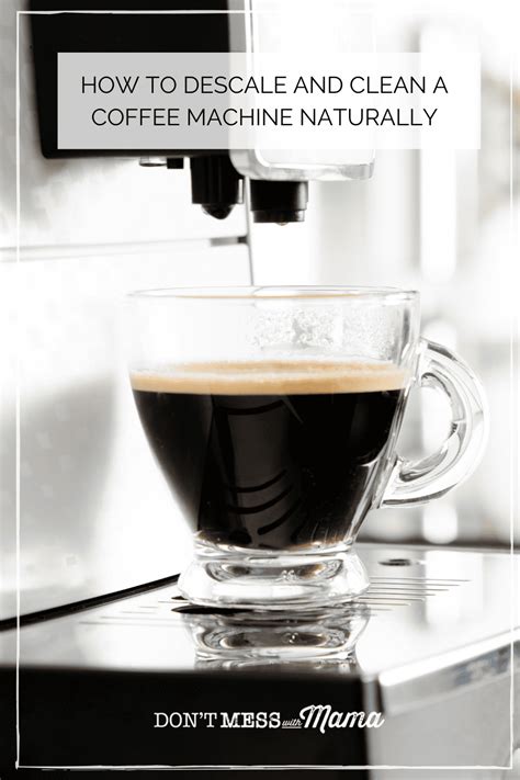 Descale Coffee Machine Diy