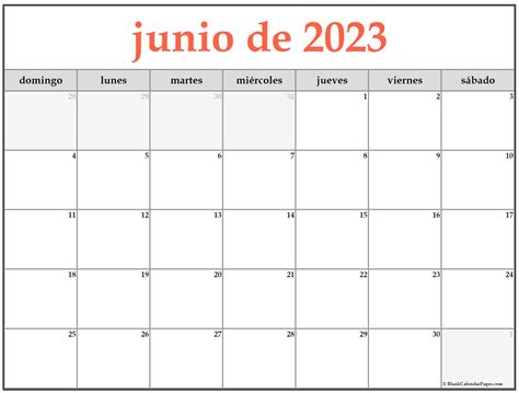 descargar calendario junio 2023