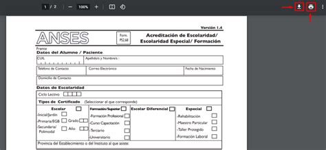 descargar formulario de escolaridad