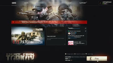 descargar launcher escape from tarkov