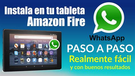 descargar whatsapp para amazon tablet