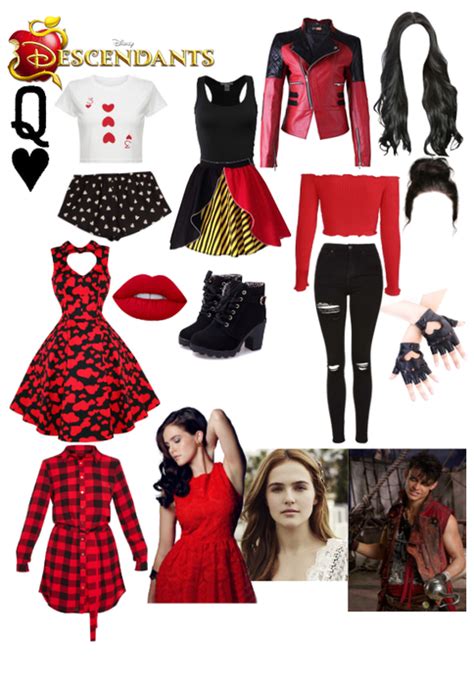 descendants queen of hearts outfit