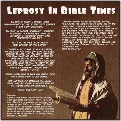 describe leprosy in bible times