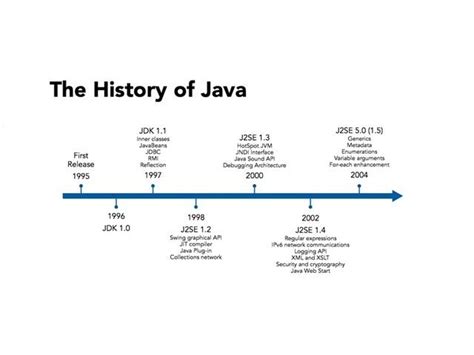 describe the evolution of the java programming language