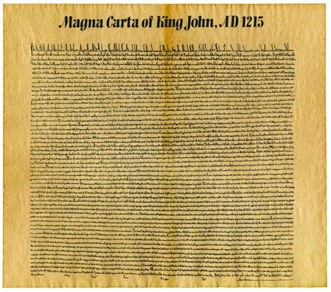description of the magna carta