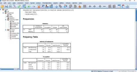 descriptive statistics for nominal data spss
