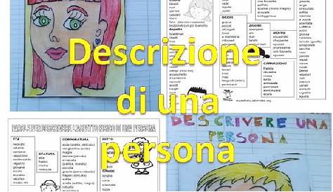 DESCRIZIONE DI PERSONE - schemi by MAESTRA LARISSA | TPT