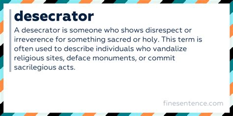 Desecrator Definition