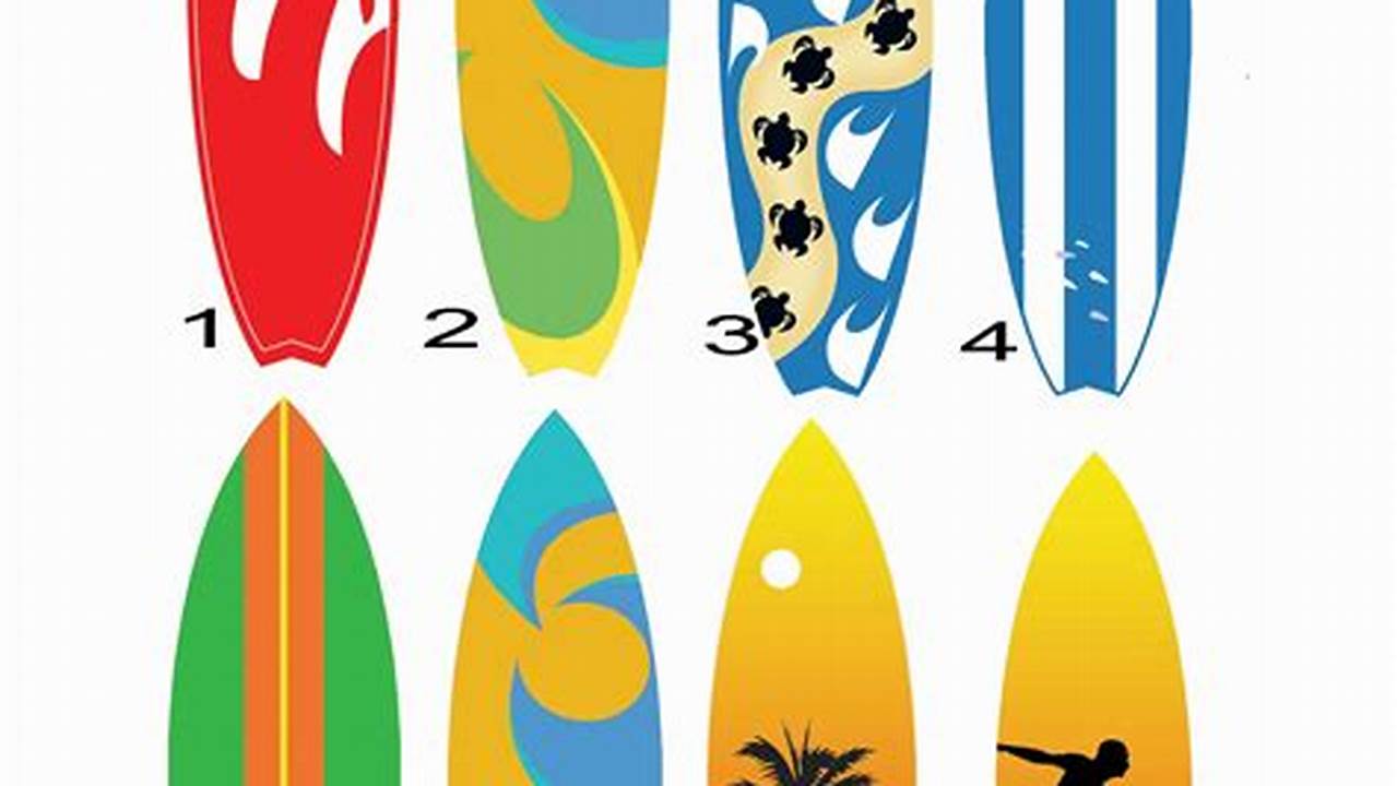 Unleash Your Creativity: Discover a World of Printable Surfboard Designs