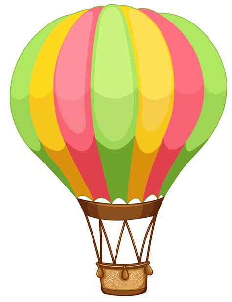 desenho de balão de ar quente