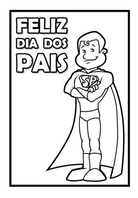 desenho de dia dos pais para colorir