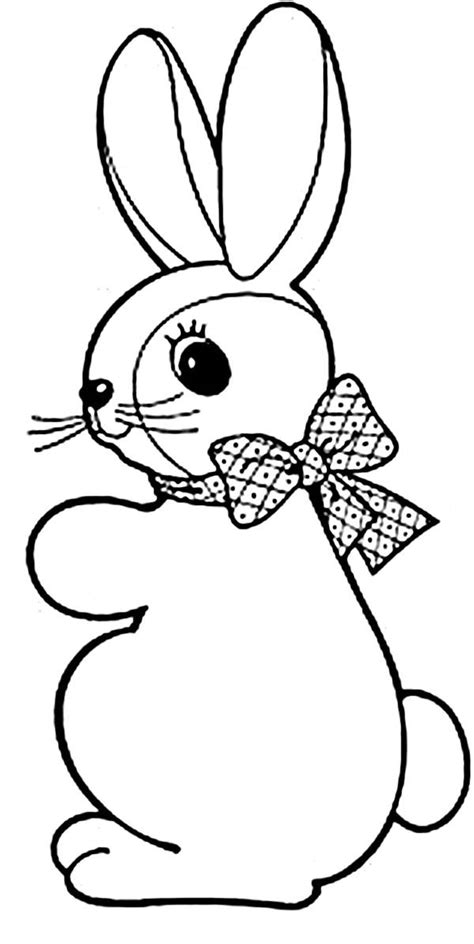 desenho para imprimir de coelho