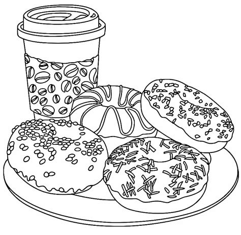 50+ Desenhos de Comida para colorir Pop Lembrancinhas