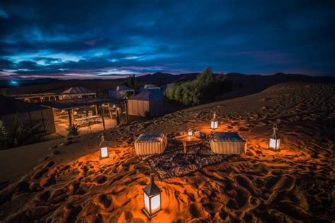 desert camp in Merzouga