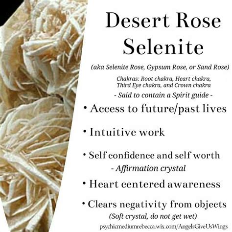 desert rose crystal meaning