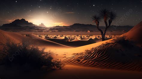 Desert Night Wallpapers Wallpaper Cave