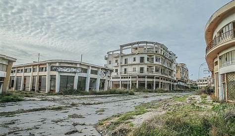 Deserted City In Cyprus Varosha The Abandoned Ghost Famagusta .Northern