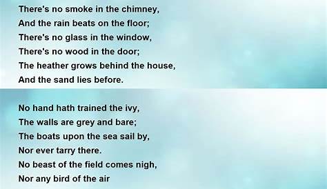 The Deserted House Poem by Mary Elizabeth Coleridge Poem