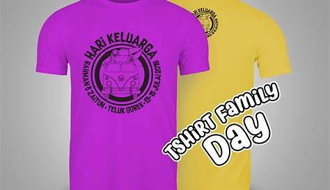 Cetak Baju Family Day - Kedai Cetak Baju Online | Printing T-Shirt Murah