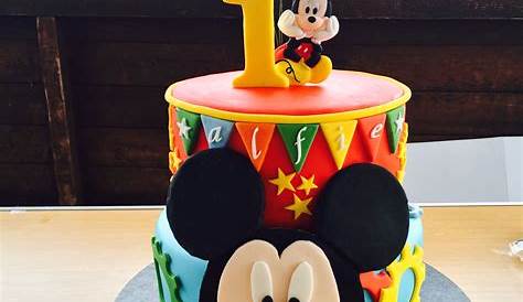 Mickey Mouse Birthday Cake.