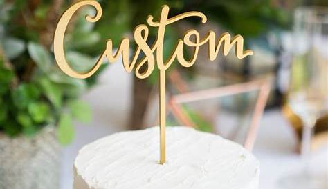 Design Your Own Wedding Cake Topper Personalised Wooden By Sophia Victoria Joy