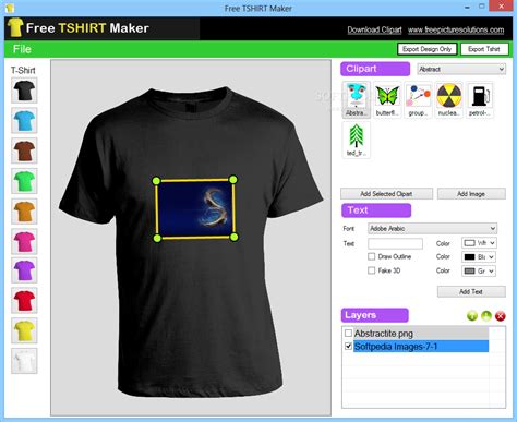 design a tee shirt software