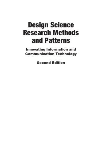 design science research methods and patterns pdf