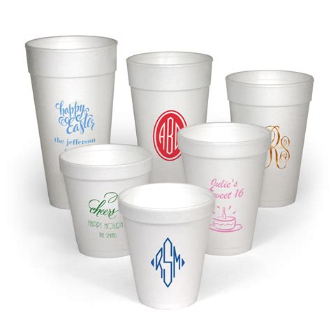 design your own styrofoam cups