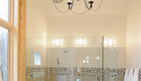 Bathrooms win with a luxurious lighting fixture. Discover the perfect